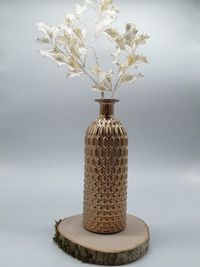 Flaschenvase gold2