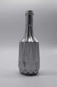 Flaschenvase silber